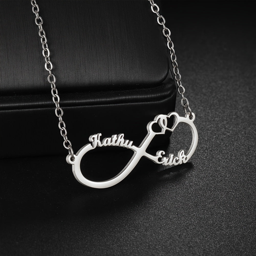 Collar lazo eterno personalizado