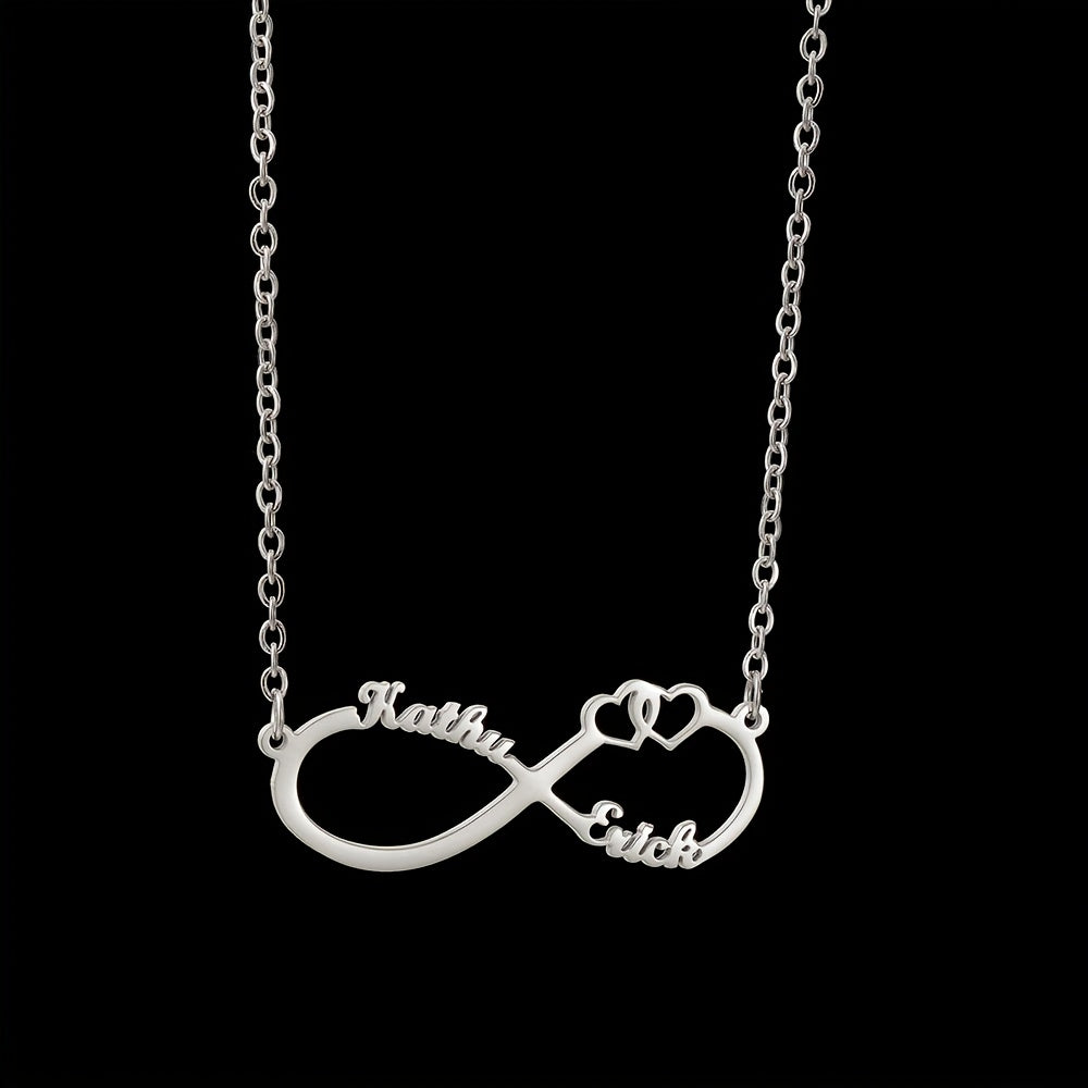 Collar lazo eterno personalizado