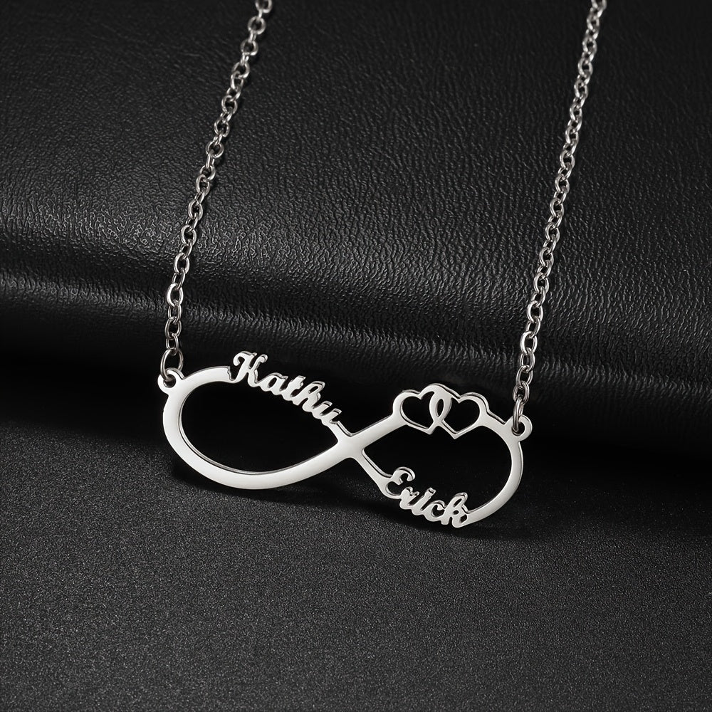 Collar lazo eterno personalizado