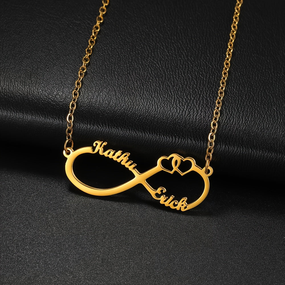 Collar lazo eterno personalizado