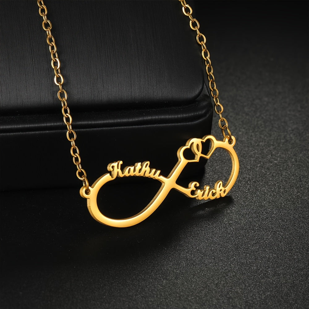 Collar lazo eterno personalizado